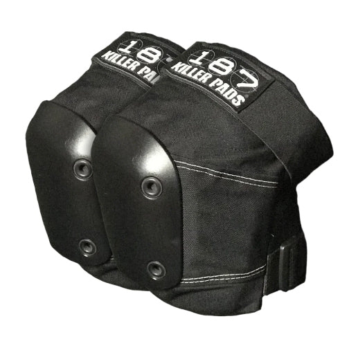 187 Killer Pads Slim Knee Pad Set - Black