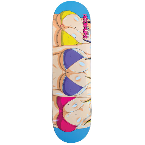 Hook-Ups 3 Girls Skateboard Deck 8.25"