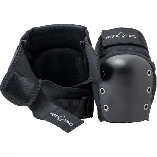 Pro-Tec Street 3-Pack Open Back Knee/Elbow/Wrist Pad Set Black