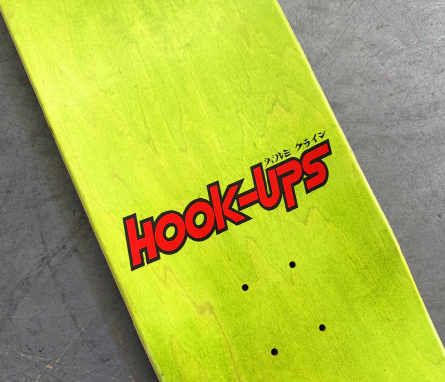 Hook-Ups 357 Skateboard Deck 8.25" top close