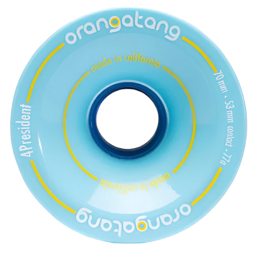 Orangatang 4President Wheels Blue 70MM 77A