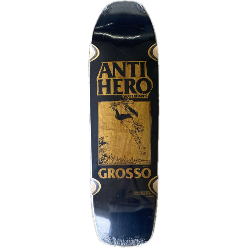 Antihero Grosso LG SSD25 Black/Veneer Skateboard Deck 9.25"