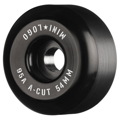 Mini Logo Skateboard A-cut Wheels Black 54MM 95A