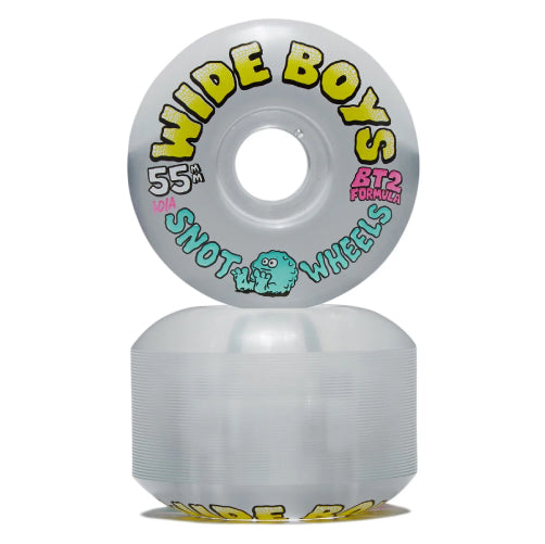 Snot Wide Boys Wheels Clear/Yellow 55MM 101A ride patch
