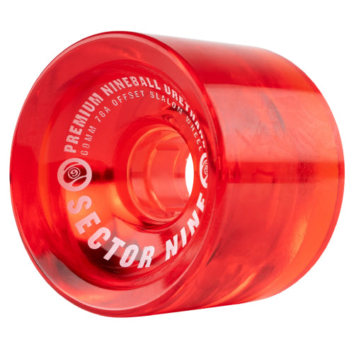 Sector 9 Nineballs Skateboard Wheels Red 69MM 78A