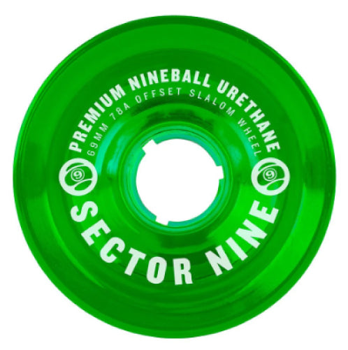 Sector 9 Nineballs Skateboard Wheels Green 69MM 78A