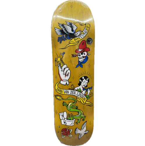 Antihero Daan No Regerts Skateboard Deck 8.5"