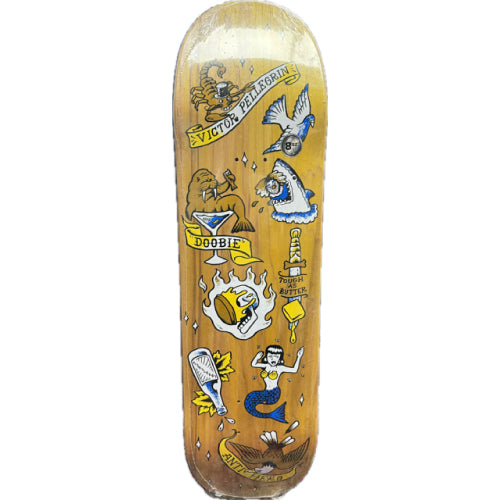Antihero Doobie No Regerts Skateboard Deck 8.62"
