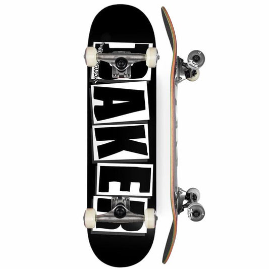 Baker Logo Complete Skateboard Black/White 8.5"