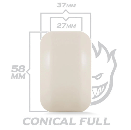 Spitfire F4 Mark Gonzales Conical Full Birds Wheels Purple/Yellow/Natural 58MM 99D