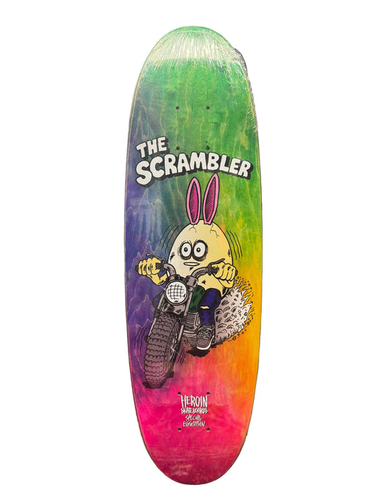 Heroin Scrambler Egg Skateboard Deck 7.87"