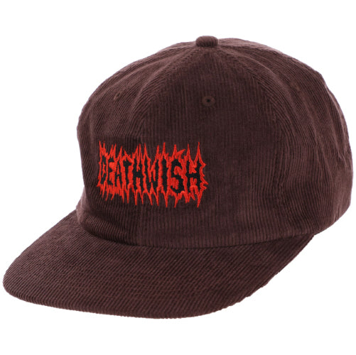 Deathwish Stomp Corduroy Snapback Hat - Brown