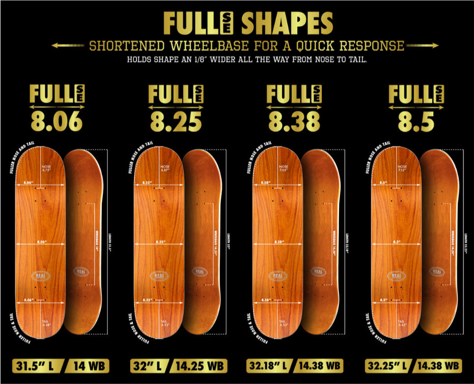 Real Ishod Gonz Oval Party Full SE Skateboard Deck 8.25"