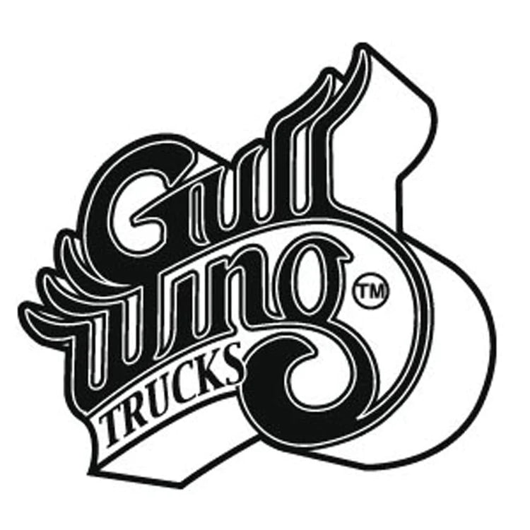Gullwing Sidewinder II Trucks 9" (Set of 2) - Black/Rasta