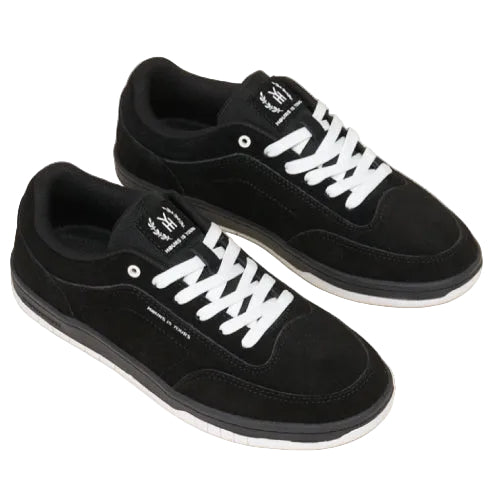 Hours is Yours Herman 3 Skate Shoe - Black N White profile