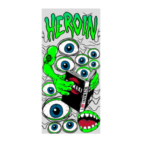 Heroin Mutate or Die Stickers