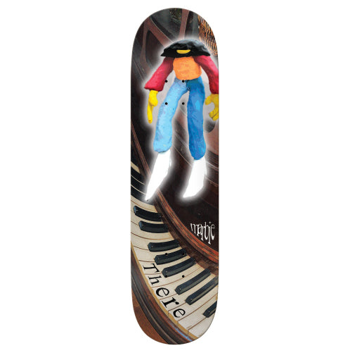 There Marbie Piano Skateboard Deck 8.5"