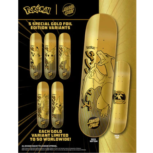 *LIMITED* Santa Cruz X Pokemon Blind Bag Skateboard Deck