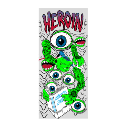 Heroin Mutate or Die Stickers