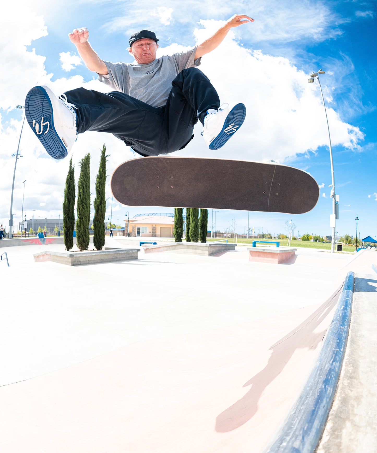 eS Creager Limited Reissue Skate Shoe - White/Blue