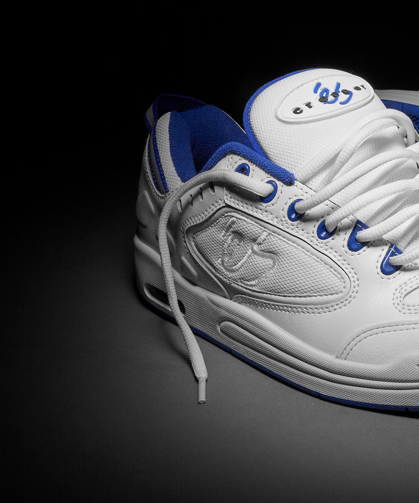 eS Creager Limited Reissue Skate Shoe - White/Blue
