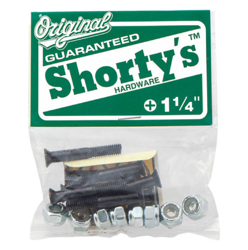 Shorty's Phillips Skateboard Hardware Black 1.25"