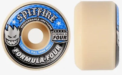 Spitfire F4 Conical Full Wheels Natural/Blue 99D