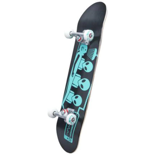 Alien Workshop Abduction Complete Skateboard Black/Teal 7.5"
