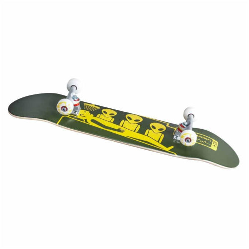 Alien Workshop Abduction Complete Skateboard Army Green 8.25"