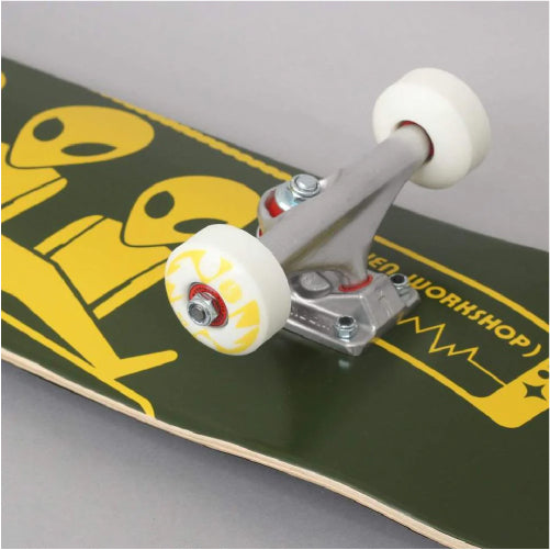 Alien Workshop Abduction Complete Skateboard Army Green 8.25"