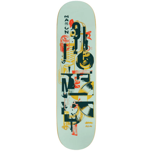 Real Mason Silva Abstraction Skateboard Deck Full Shape 8.25"