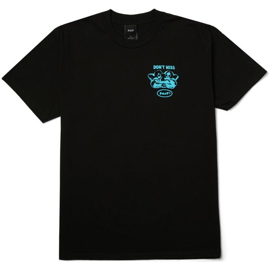 HUF After Midnight Tee - Black front