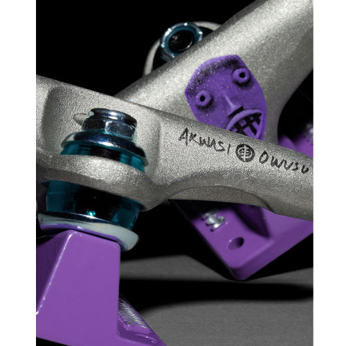 Thunder Akwasi Owusu Guest Artist Trucks - Raw/Purple(Set of 2)
