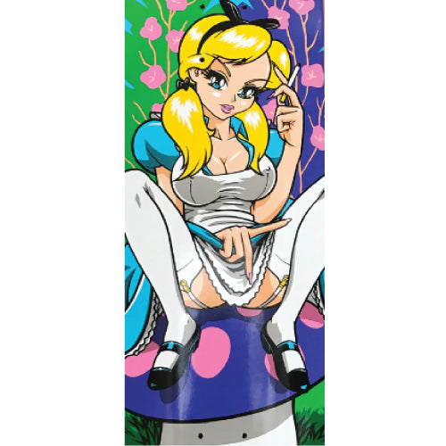 Hook-Ups Alice Skateboard Deck 8.0" stock close
