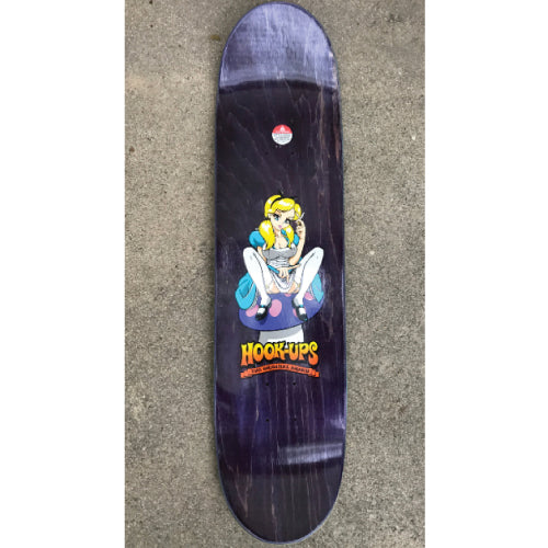 Hook-Ups Alice Skateboard Deck 8.0" top