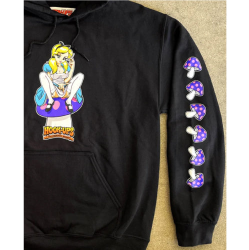 Hook-Ups Alice Hoodie - Black