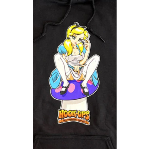 Hook-Ups Alice Hoodie - Black
