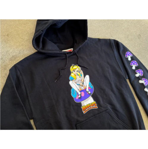Hook-Ups Alice Hoodie - Black