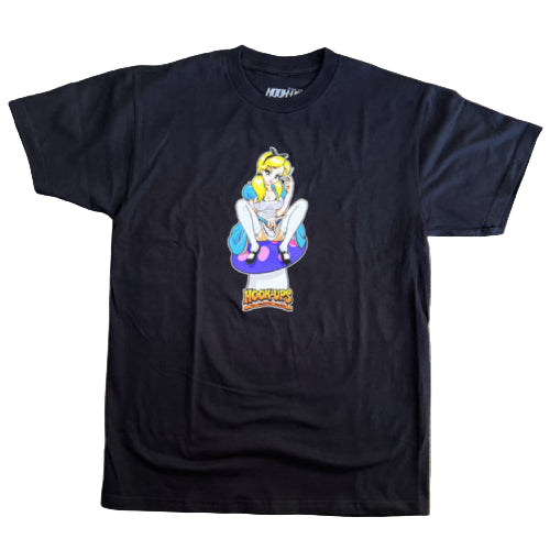 Hook-Ups Alice Tee - Black