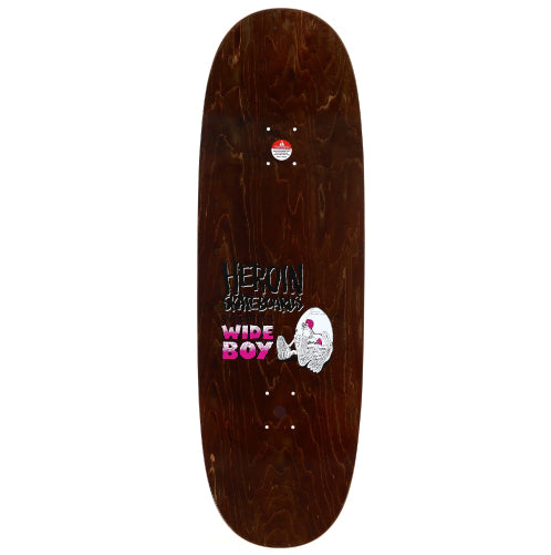 Heroin Anatomy of a Wide Boy Skateboard Deck 10.4"