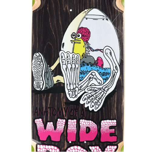 Heroin Anatomy of a Wide Boy Skateboard Deck 10.4"