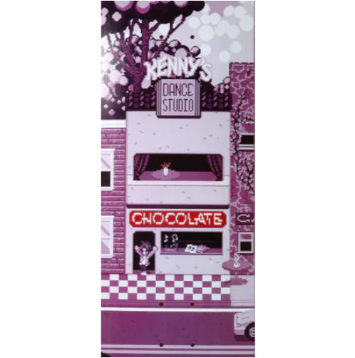 Chocolate Anderson Pixel City Skateboard Deck 8.25"