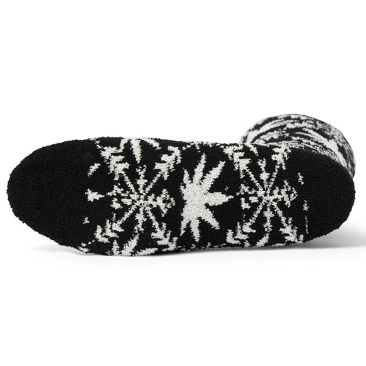 HUF Arctic Plantlife Fuzzy Socks - Black bottom