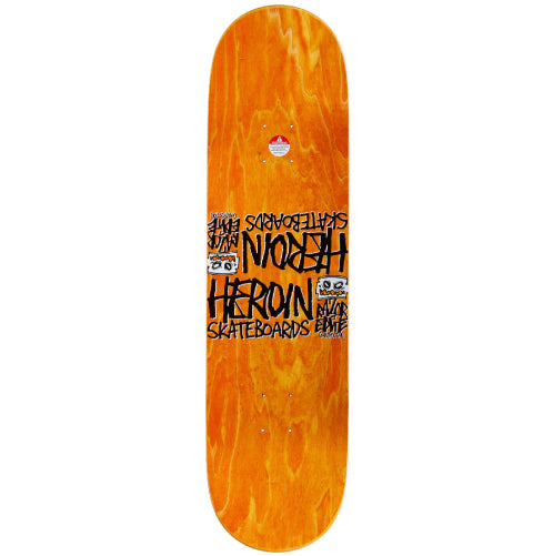Heroin Wilson Chainsaw Skeletons Symmetrical Skateboard Deck Assorted 8.5"