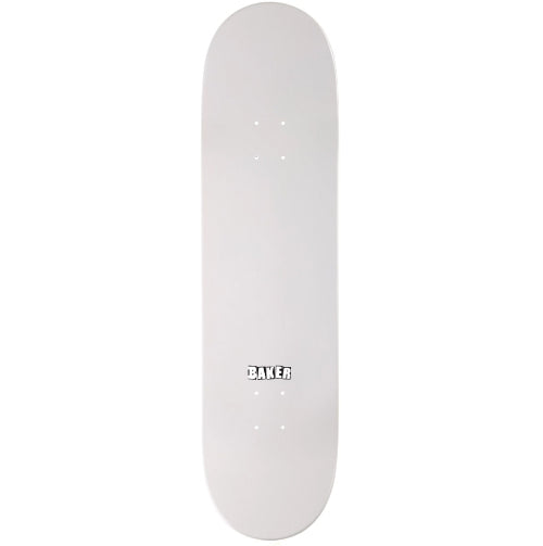Baker Baca Brand Name Dipped Skateboard Deck Grey 8.5"