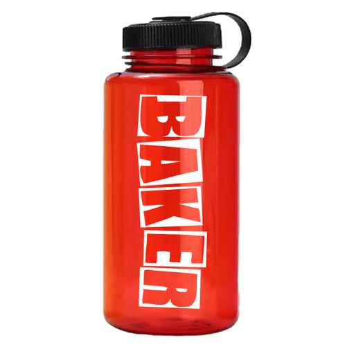 Baker Brand Logo 32oz Water Bottle - Red