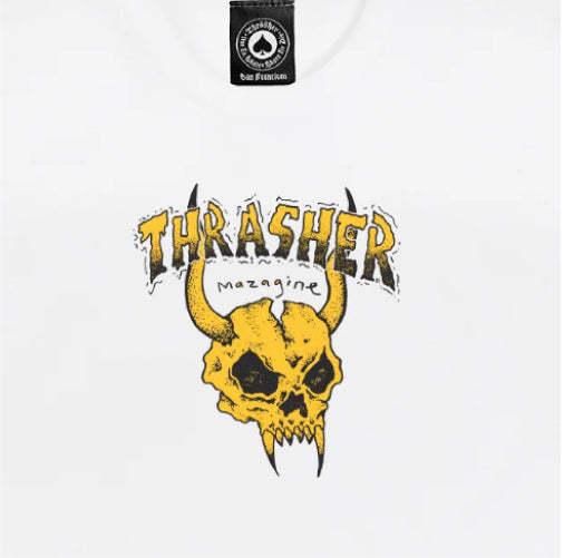 Thrasher Barbarian Tee - White