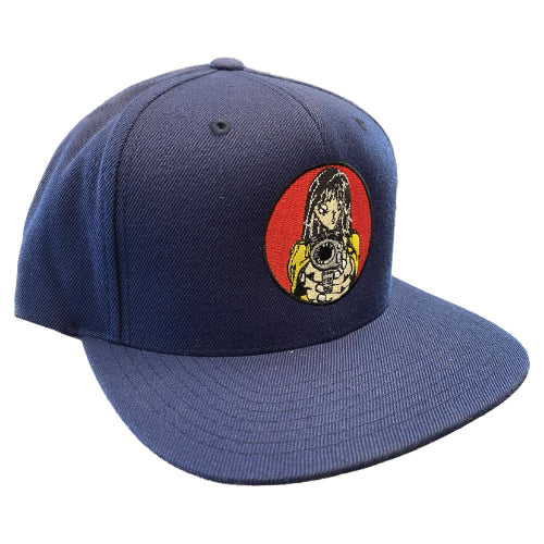 Hook-Ups Barrel of a Gun Snapback Hat - Navy