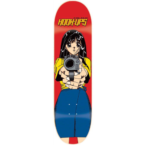 Hook-Ups Barrel of a Gun Skateboard Deck 8.0" stock