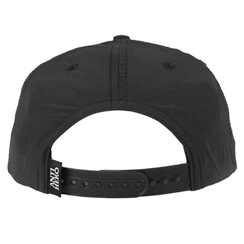 Antihero Basic Eagle Snapback Hat - Black/Black
